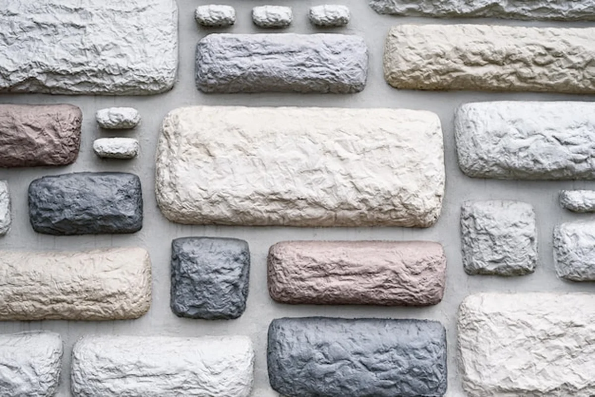 Kamienne ściany w pełnej kadrze