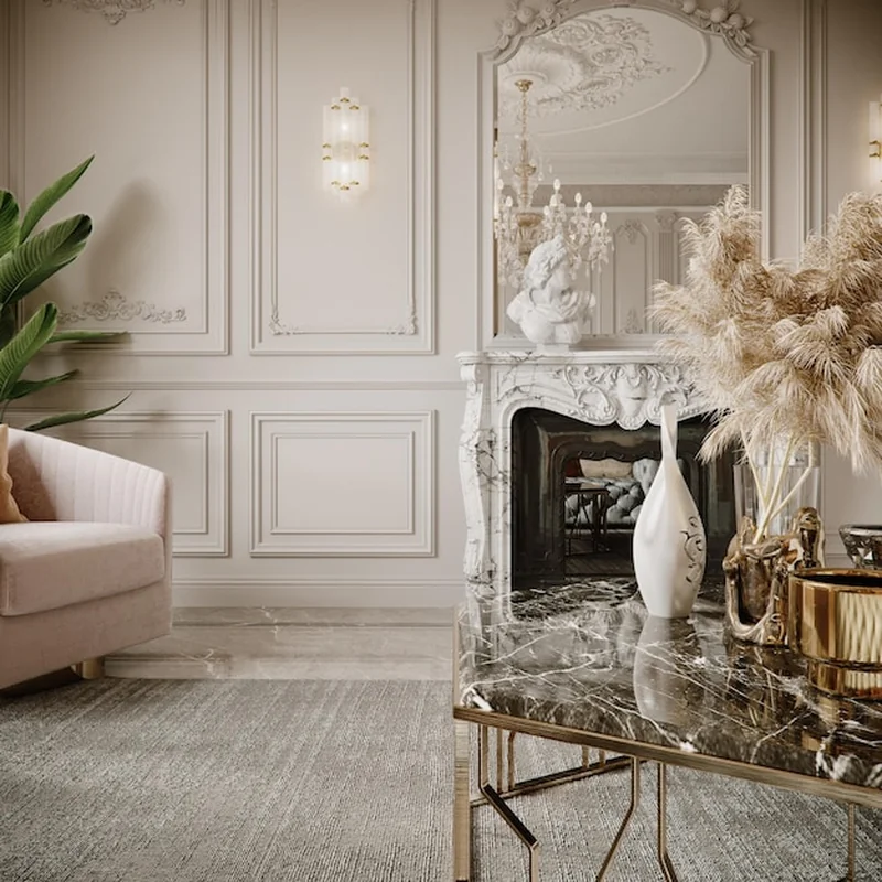 Eleganckie wnętrze salonu