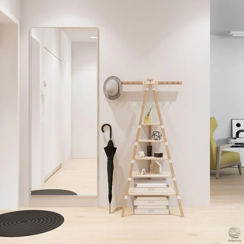 Minimalistyczna dekoracja korytarza