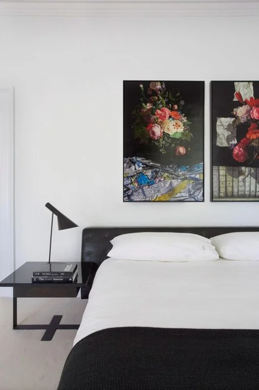 Nowoczesna minimalistyczna sypialnia