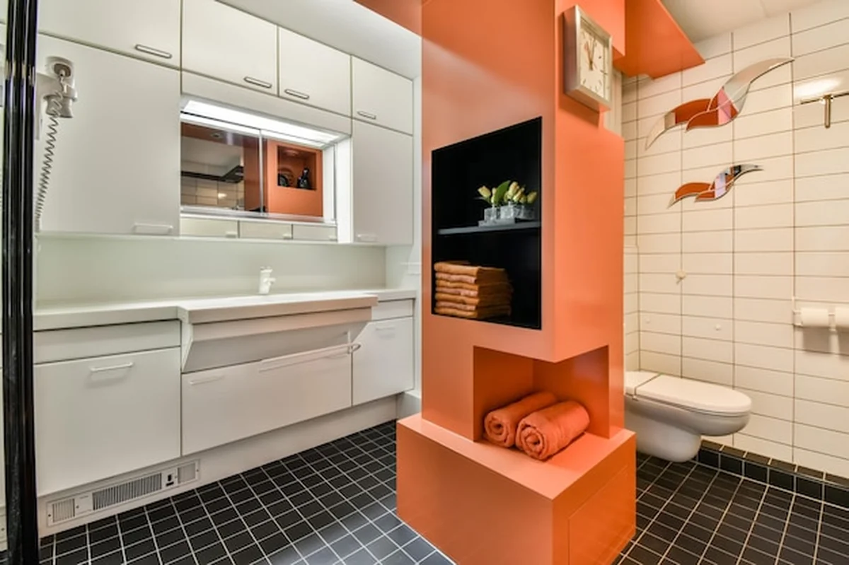 Nowoczesny projekt toalety